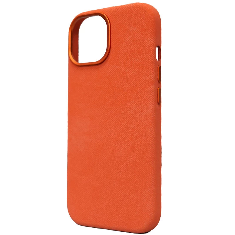 Чохол Denim з MagSafe для Apple iPhone 15 (6.1") – Orange. Фото 2 з 3