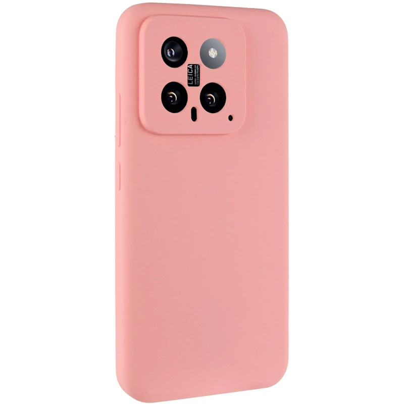 Чохол Silicone Cover Ummi Lakshmi Full Camera (AA) для Xiaomi 14 – Рожевий / Pink. Фото 1 з 3
