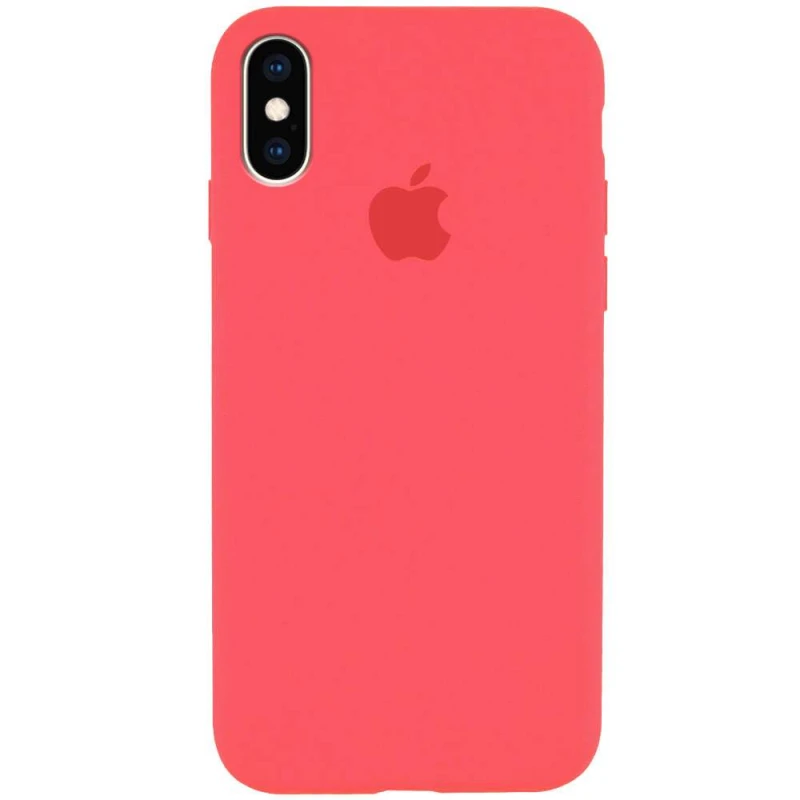 

Чохол Silicone Case з закритим низом на Apple iPhone XS Max (6.5") (Кавуновий / Watermelon red)