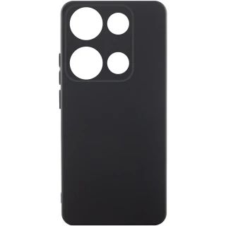 Чехол Silicone Case Lakshmi Plus с закрытой камерой для Xiaomi Redmi Note 14S — Черный / Black