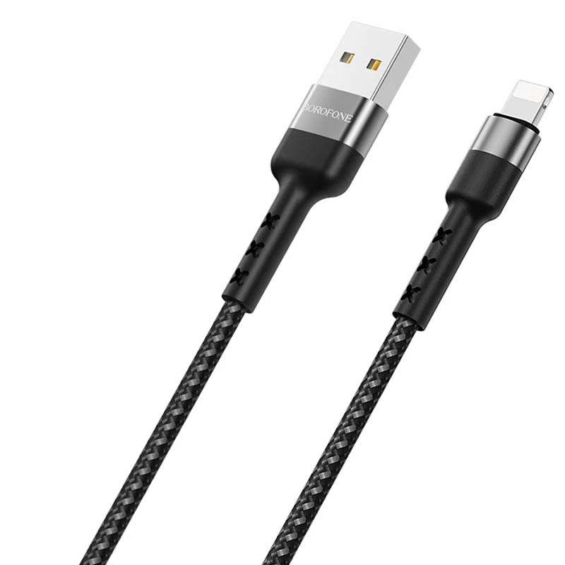 

Дата кабель Borofone BX34 Advantage USB to Lightning (1m) (Чорний)