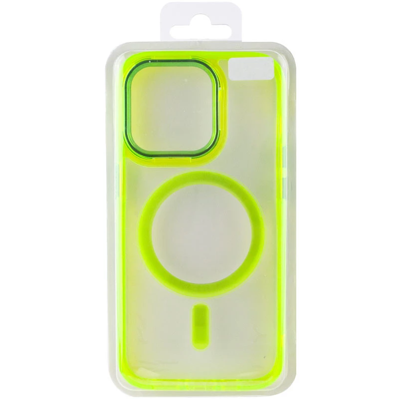 Силіконовий чохол Iris с MagSafe на Apple iPhone 13 Pro (6.1") – Жовтий. Фото 9 з 9