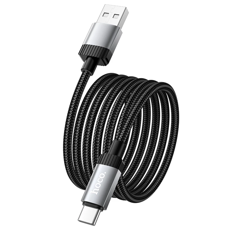 Дата кабель Hoco X117 Star USB to Type-C 3A (1m) – Black. Фото 4 з 5