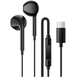 Навушники Borofone BM100 Fuente universal with microphone (Type-C/1.2m) — Black