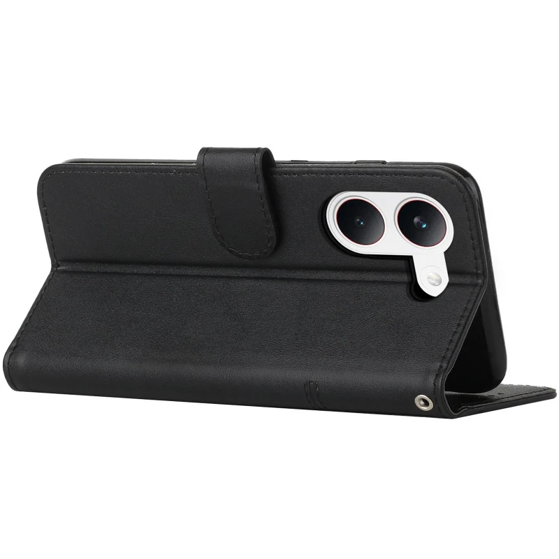 Шкіряний чохол-книжка Jet Cover для Xiaomi Redmi Note 15 Pro 5G – Black. Фото 4 з 4