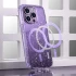 Чохол з блискітками та MagSafe на Apple iPhone 15 Pro (6.1") – Purple+Glitter. Фото 4 з 7
