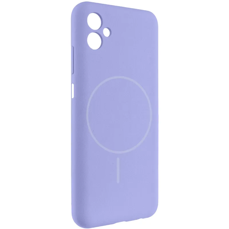 Чохол Silicone Cover Lakshmi Full Camera (AA) with Magnetic Fit для Samsung Galaxy A08 – Бузковий / Dasheen. Фото 1 з 1