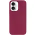 Чохол Silk Full Protective (AA) NO LOGO для Apple iPhone 16 Plus – Бордовий / Maroon. Фото 2 з 4