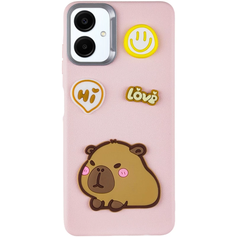 Чохол Labubu Toys для Samsung Galaxy A06 – Capybara / Pink. Фото 3 з 6