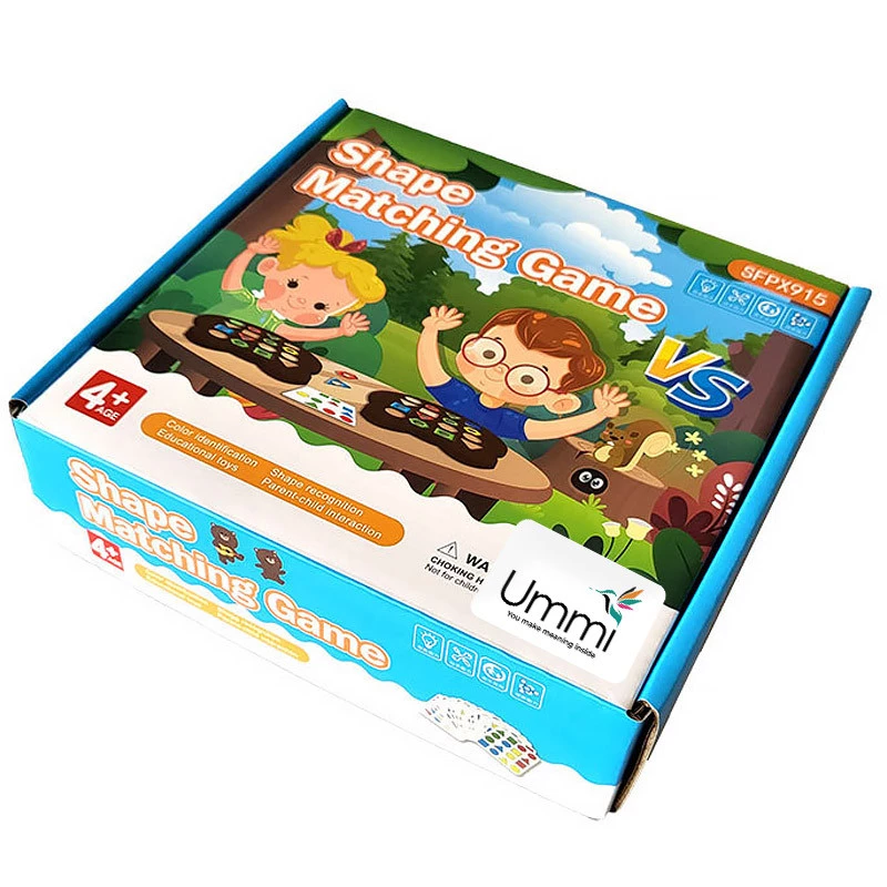 Настільна інтерактивна гра Ummi Shape Matching Game + answer bell – Colorful. Фото 3 з 3