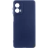 Чохол Silicone Case Lakshmi Plus з закритою камерою на Motorola Moto G24 – Синій / Midnight Blue. Фото 1 з 1