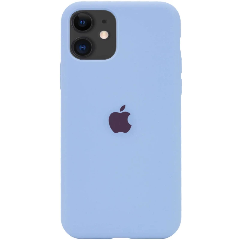 

Чохол Silicone Case з закритим низом на Apple iPhone 11 (6.1") (Блакитний / Lilac Blue)