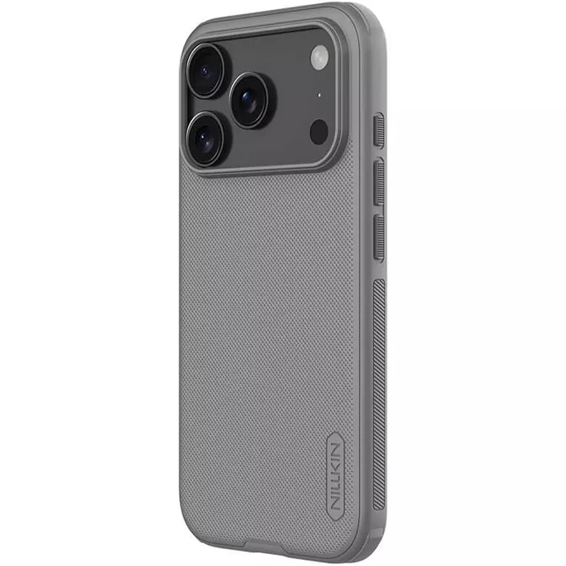 Пластикова накладка Nillkin Pro на Apple iPhone 17 Pro (6.3") – Titanium gray. Фото 3 з 5