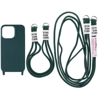 Чехол TPU two straps California для Apple iPhone 13 Pro (6.1") — Зеленый / Forest green