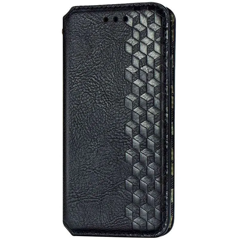 Чохол книжка GETMAN Cubic для Samsung Galaxy A21s – Чорний. Фото 1 з 6