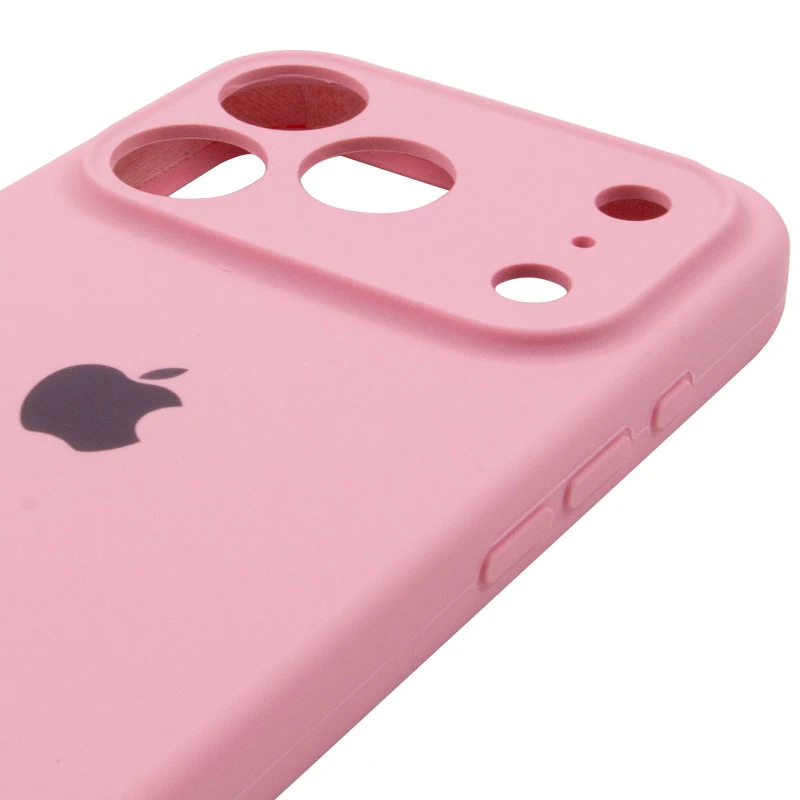 Чохол Silicone Case з захистом камери на Apple iPhone 17 Pro Max (6.9") – Рожевий / Light pink. Фото 5 з 6