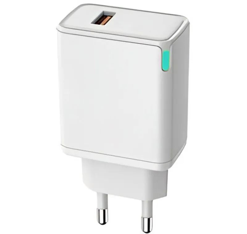 СЗУ Amaya E212S QC3.0 20W (1USB-A) – White. Фото 1 из 1