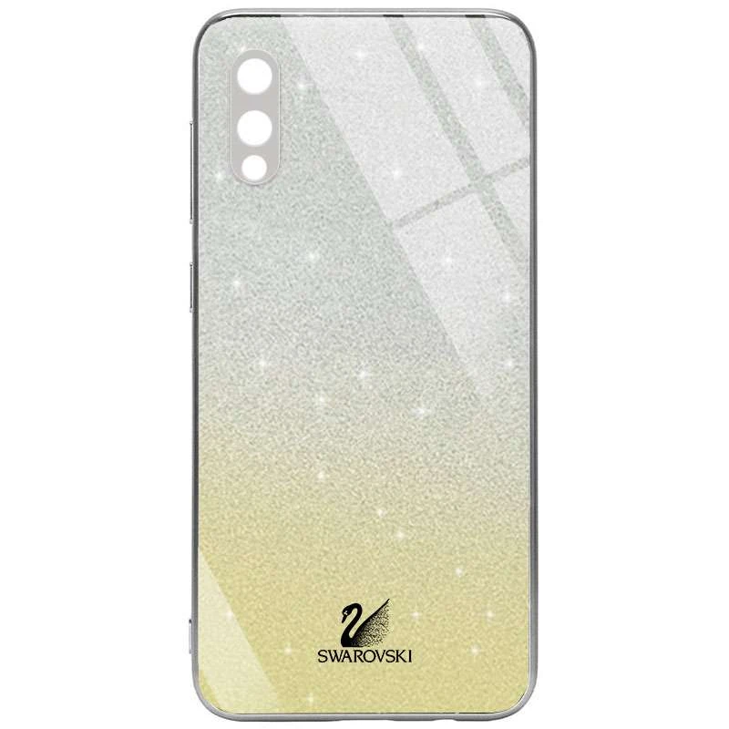 

Скляний чохол Swarovski з закритою камерою на Samsung Galaxy A02 (Золотий)