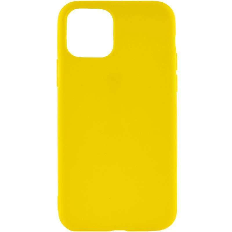 

Кольоровий силіконовий чохол на Apple iPhone 14 (6.1") (Жовтий)