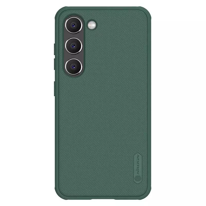 Пластикова накладка Nillkin Pro на Samsung Galaxy S24 FE – Зелений / Deep Green. Фото 1 з 5