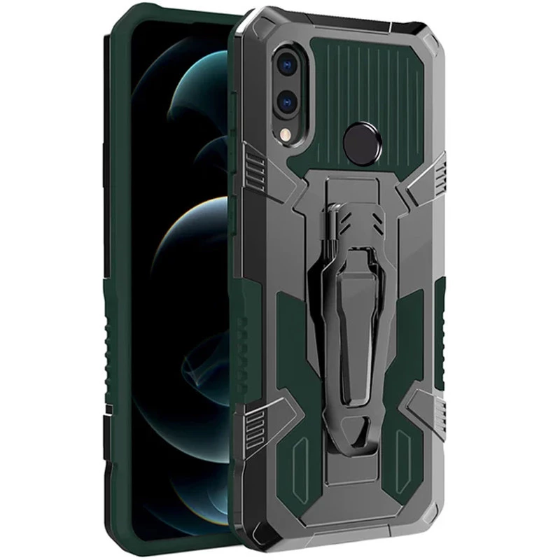 

Противоударный чехол Defender Clip для Xiaomi Redmi Note 7 / Note 7 Pro / Note 7s (Green)