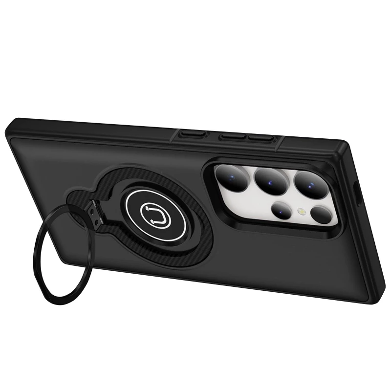 TPU+Textured PC Magnet для Samsung Galaxy S24 Ultra – Black. Фото 2 из 4