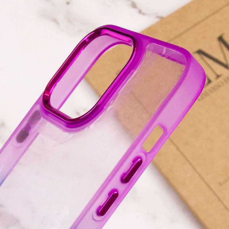 Силіконовий чохол фреш на Apple iPhone 13 Pro Max (6.7") – Синій / Фіолетовий. Фото 6 з 6