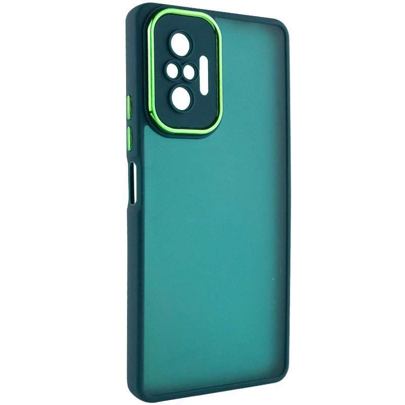 

TPU+PC чехол Accent для Xiaomi Redmi Note 10 Pro (Green)