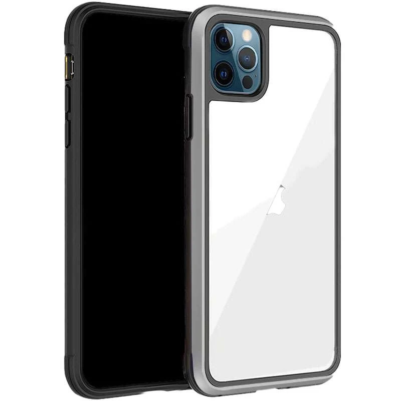 

Чехол PC+TPU+Metal K-DOO Ares для Apple iPhone 13 Pro Max (6.7") (Серый), Сірий