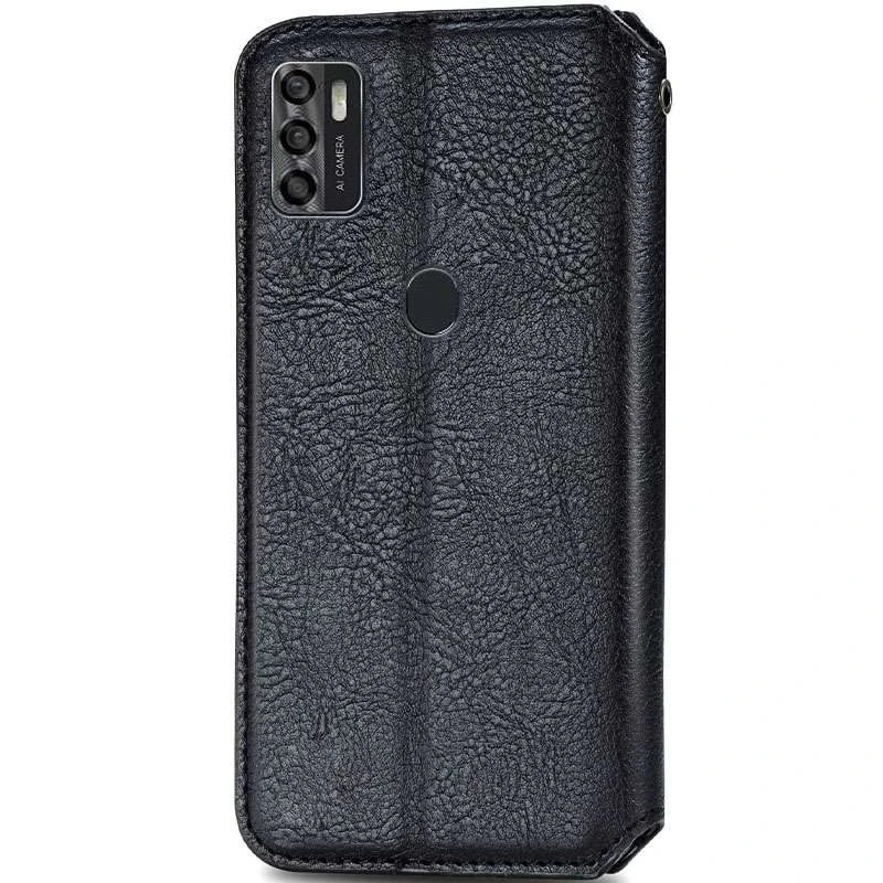 Чехол книжка GETMAN Cubic для ZTE Blade A7s (2020) – Черный. Фото 4 из 5