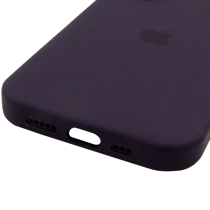 Чехол Silicone Case с закрытым низом для Apple iPhone 17 (6.3") – Фиолетовый / Elderberry. Фото 6 из 6