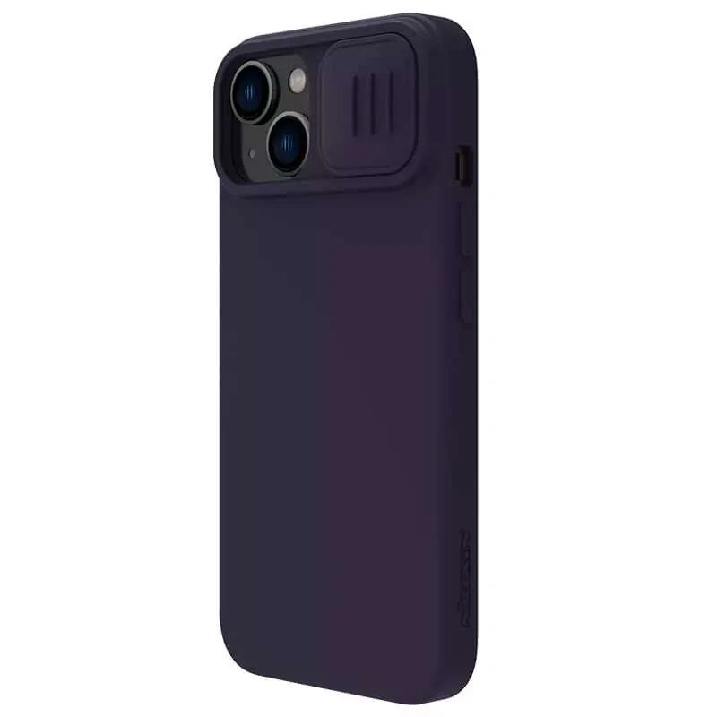 Силіконова накладка Nillkin Camshield Silky на Apple iPhone 14 Plus (6.7") – Фіолетовий. Фото 3 з 3
