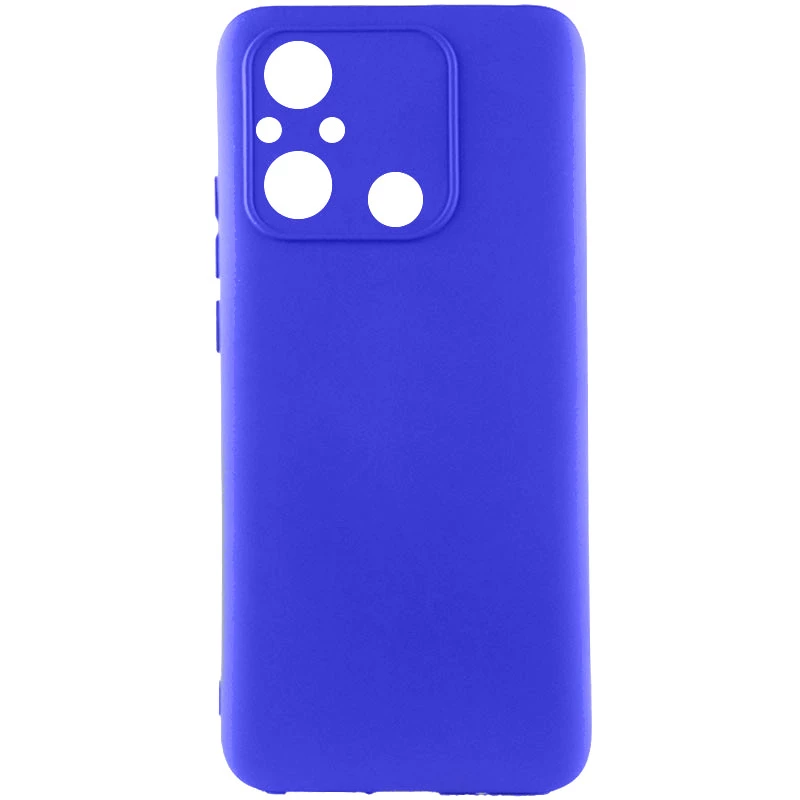 

Чехол Silicone Case Lakshmi с закрытой камерой для Xiaomi Redmi 12C / Poco C55 (Синий / Iris), Синій / iris