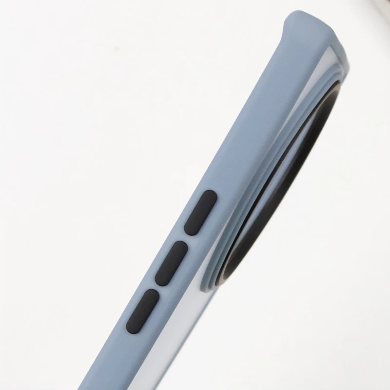 Чохол TPU+PC Lyon Frosted на Xiaomi Redmi Note 14 Pro 4G – Блакитний / Sky Blue. Фото 6 з 7