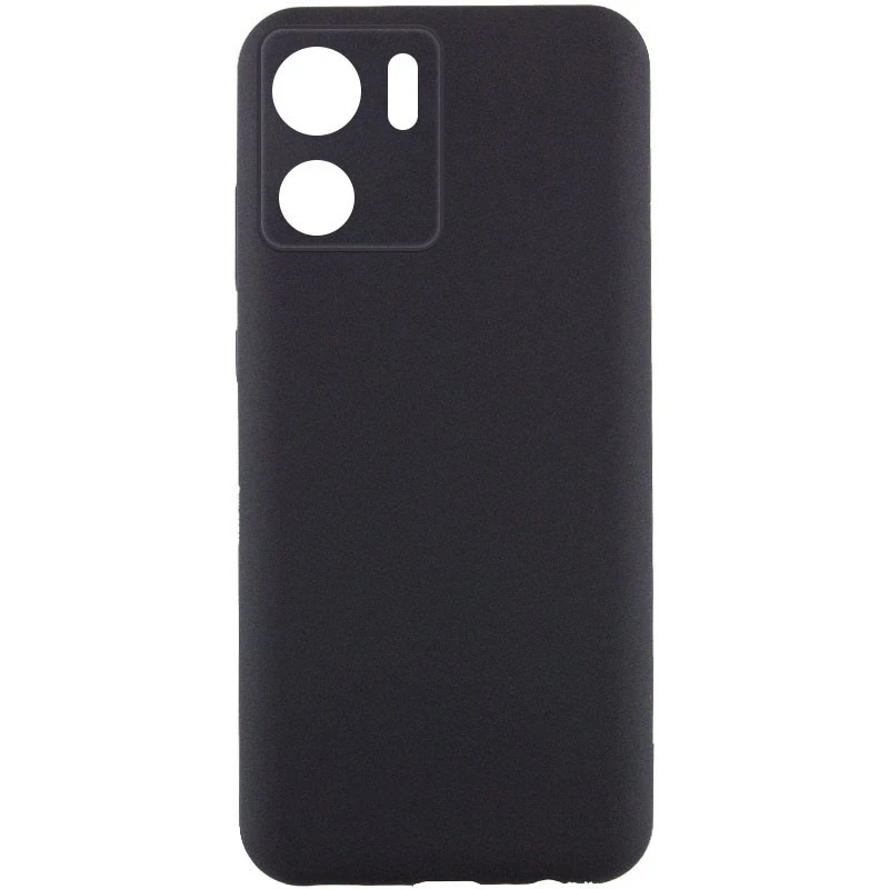 Чохол Silicone Case Lakshmi Premium із закритою камерою для Motorola Edge 40 – Чорний / Black. Фото 1 з 3