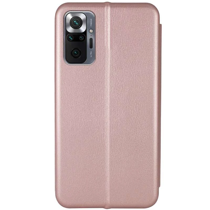 Чохол-книжка класичний на Xiaomi Redmi Note 10 Pro – Rose Gold. Фото 4 з 4