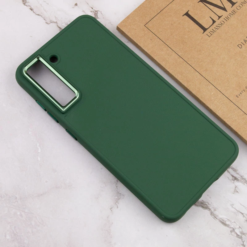TPU чохол Bonbon з металевими кнопками на Samsung Galaxy S24 – Зелений / Army green. Фото 7 з 12