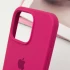 Чохол Silicone Case з закритим низом на Apple iPhone 16 Pro – Червоний / Rose Red. Фото 9 з 11