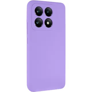Чохол Silicone Case Lakshmi Premium із закритою камерою для Xiaomi 14T Pro — Бузковий / Dasheen