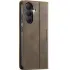 Шкіряний чохол-книжка CaseMe Velvet Matte для Samsung Galaxy S26 FE – Coffee. Фото 2 з 5