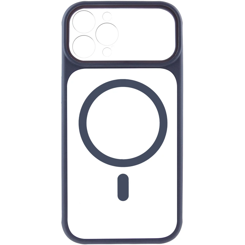 Чохол TPU GETMAN Moon Clear with MagSafe для Apple iPhone 12 Pro Max (6.7") – Blue. Фото 3 з 5