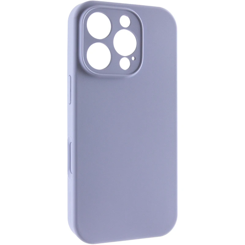 Чехол Silk Full Camera Protective (AA) NO LOGO для Apple iPhone 16 Pro Max – Серый / Lavender Gray. Фото 2 из 8