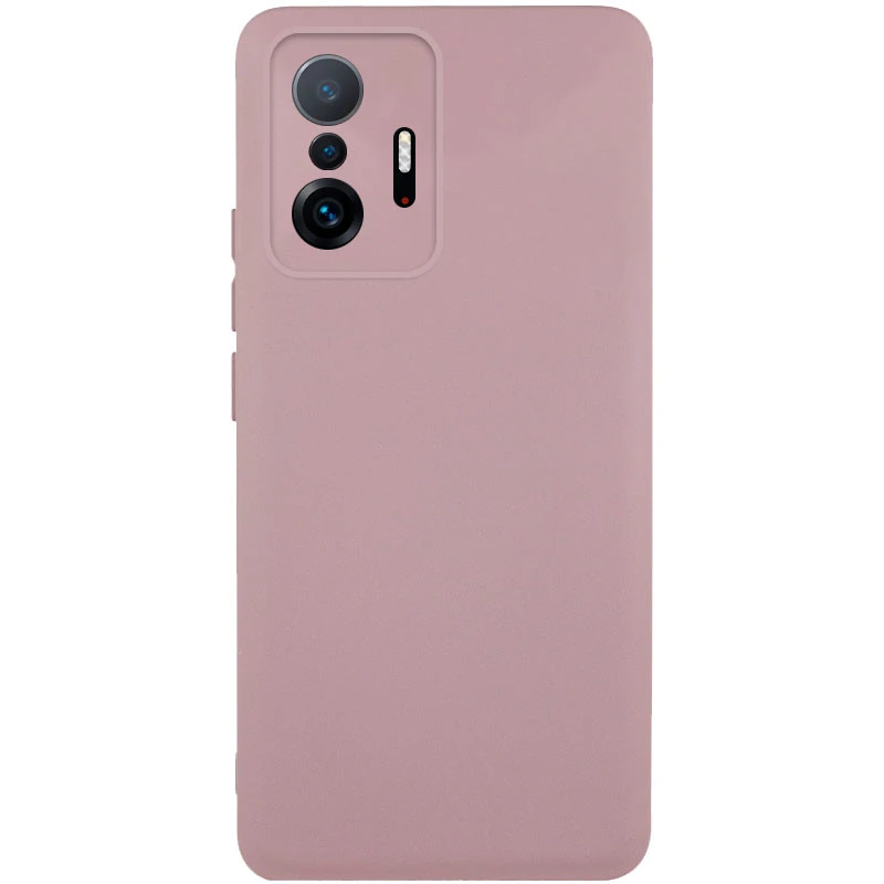 Чохол Silicone Case Lakshmi Premium із закритою камерою для Xiaomi 11T / 11T Pro – Рожевий / Pink Sand. Фото 1 з 1