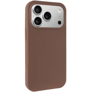 Чохол Silk (AA) NO LOGO with Magnetic Fit для Apple iPhone 17 Pro (6.3") — Коричневий / Brown