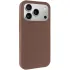 Чохол Silk (AA) NO LOGO with Magnetic Fit для Apple iPhone 17 Pro (6.3") – Коричневий / Brown. Фото 2 з 6