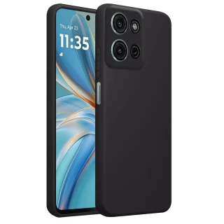 Чёрный силиконовый чехол Epik с защитой камеры для Motorola Moto G75 фото 1 Чёрный силиконовый чехол Epik с защитой камеры для Motorola Moto G75 фото 1 из 1