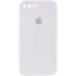 Чехол Silicone Case Square с защитой камеры для Apple iPhone 7 plus / 8 plus – Белый / White. Фото 1 из 5
