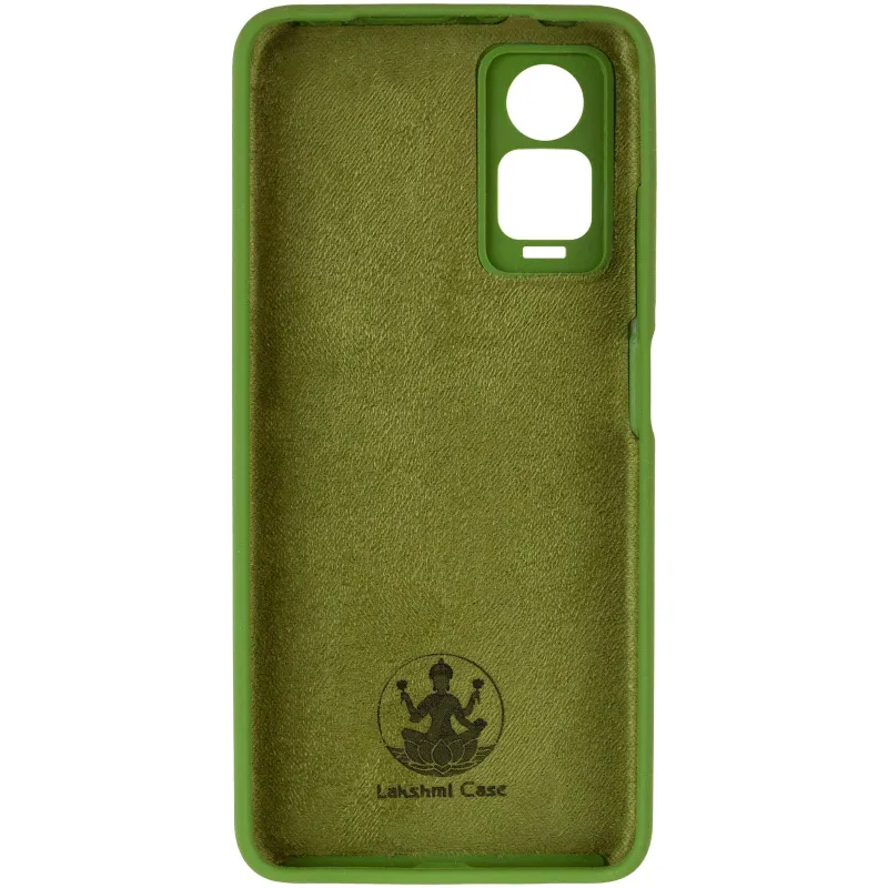 Чохол Silicone Cover Ummi Lakshmi Full Camera (AA) для Motorola Edge 50 – Зелений / Dark green. Фото 8 з 15