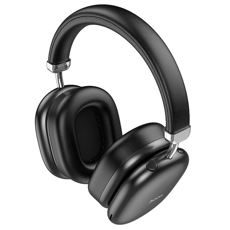 Накладні бездротові навушники Hoco W35 Max Auspicious ANC – Black. Фото 3 з 5