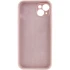 Чохол з захистом камери Silicone Case для Apple iPhone 15 (6.1") – Рожевий / Pink Sand. Фото 4 з 6